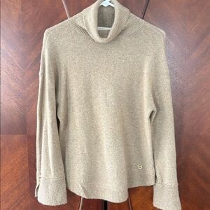 MICHAEL Michael Kors Tan/Brown Turtleneck Sweater